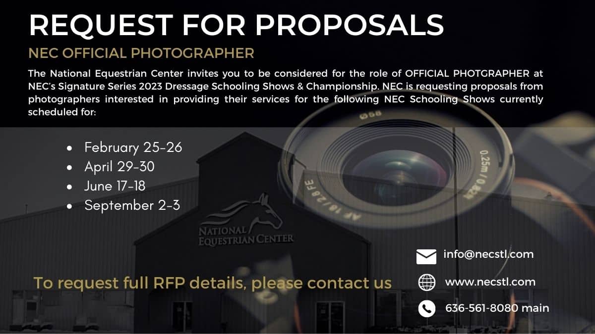Request for Proposals - Photographer